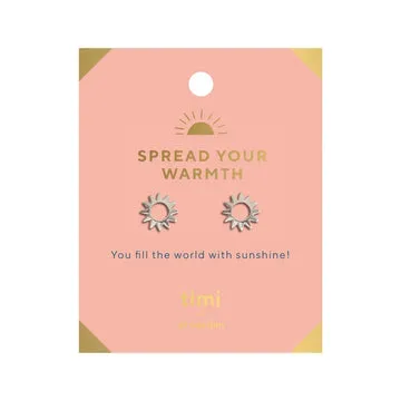 Timi of Sweden Spread Your Warmth Small Sun øreringe sol