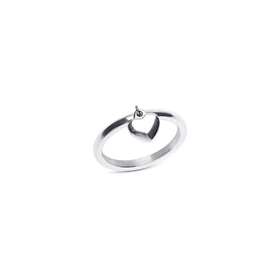 TIMI OF SWEDEN Iselin hjerte ring guld str. 17,5