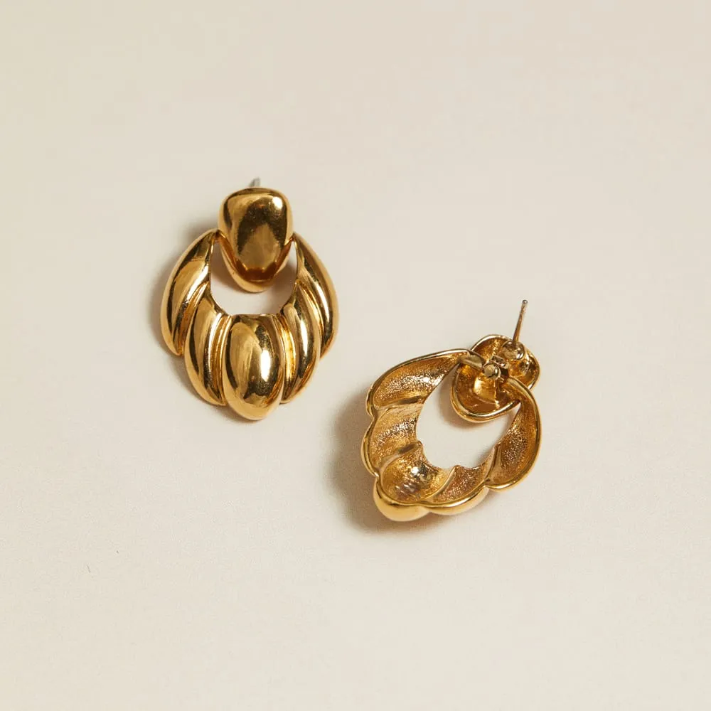 Orelia Vintage Teardrop Doorknocker øreringe