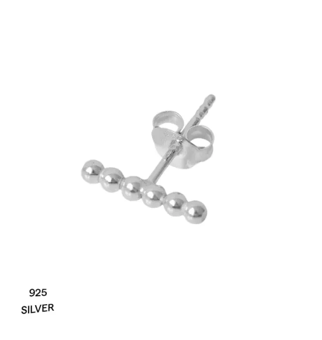 Wos Osei single stud ørestik sølv 1 stk