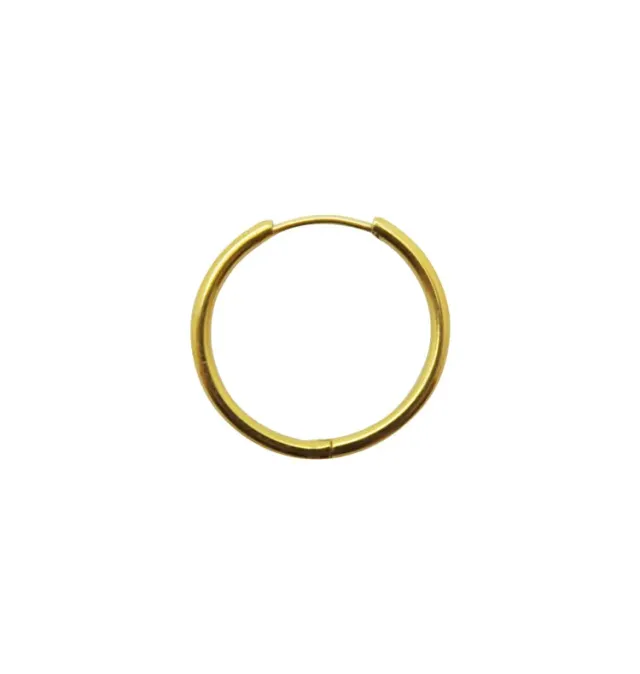 Wos Lord single creol ørering guld 19 mm