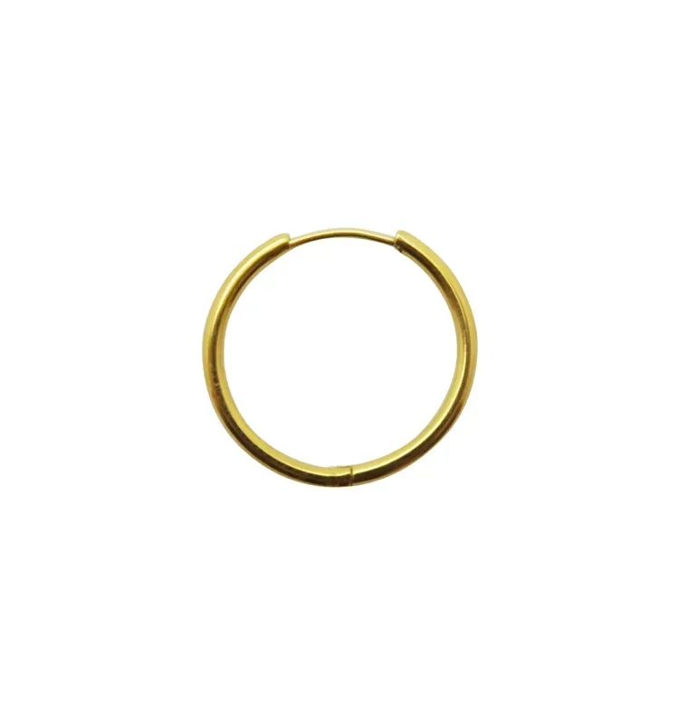 Wos Lord single creol ørering guld 19 mm