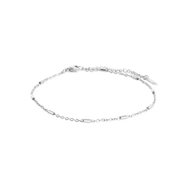TIMI OF SWEDEN Inger chain armbånd stål 17+5 cm