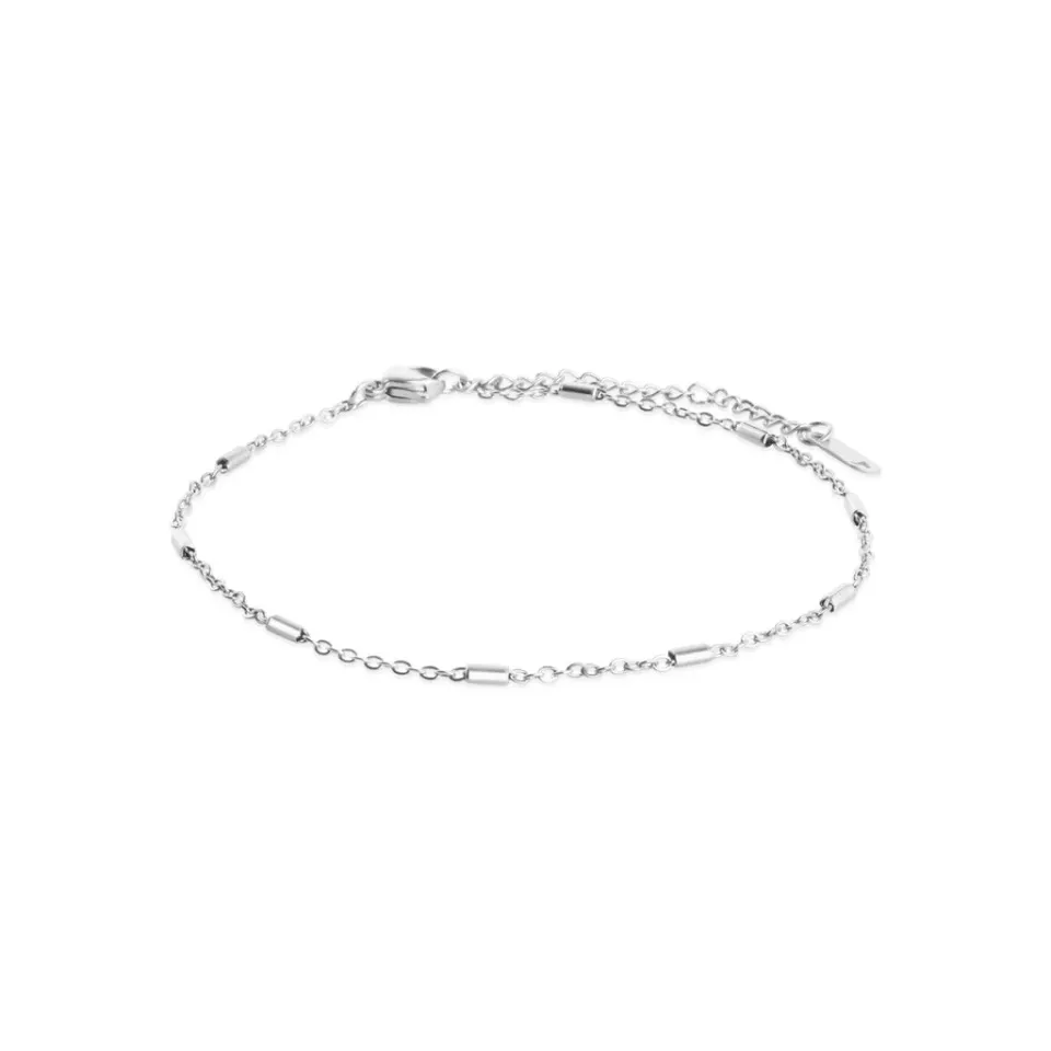 TIMI OF SWEDEN Inger chain armbånd stål 17+5 cm