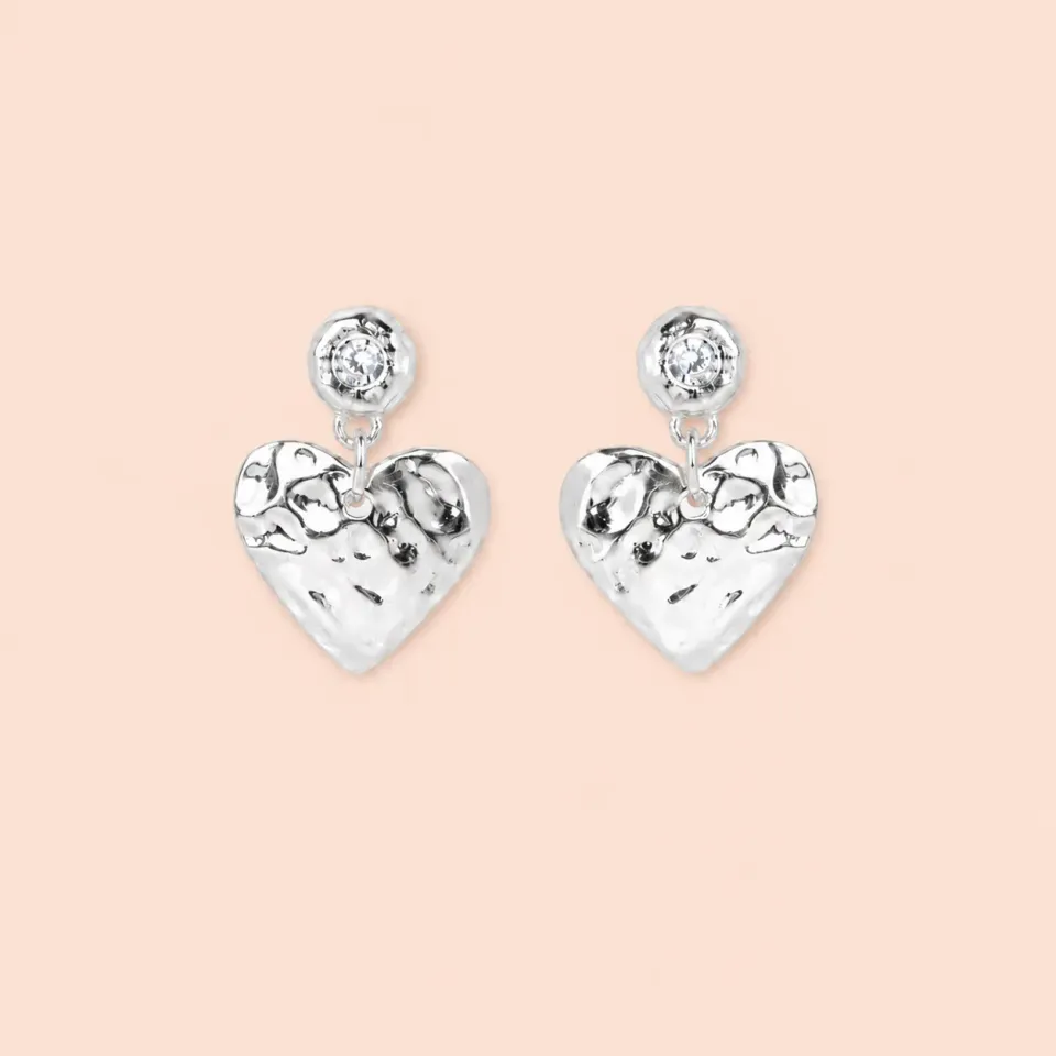 Lulo Jewelry Rosa øreringe 925S sølv par