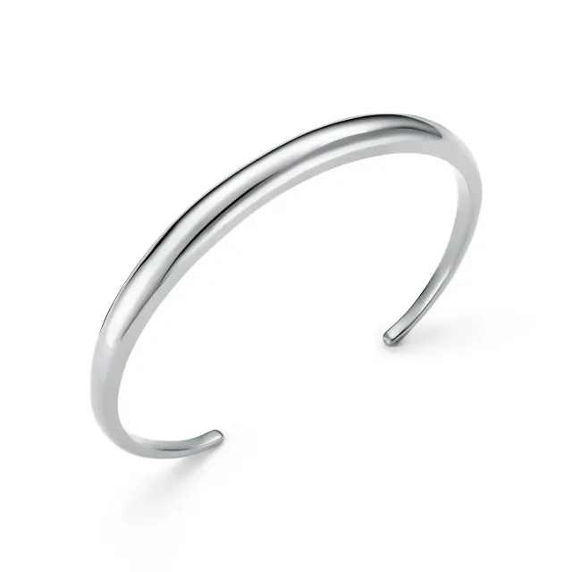 Orelia LUXE Domed Bangle armbånd sølv