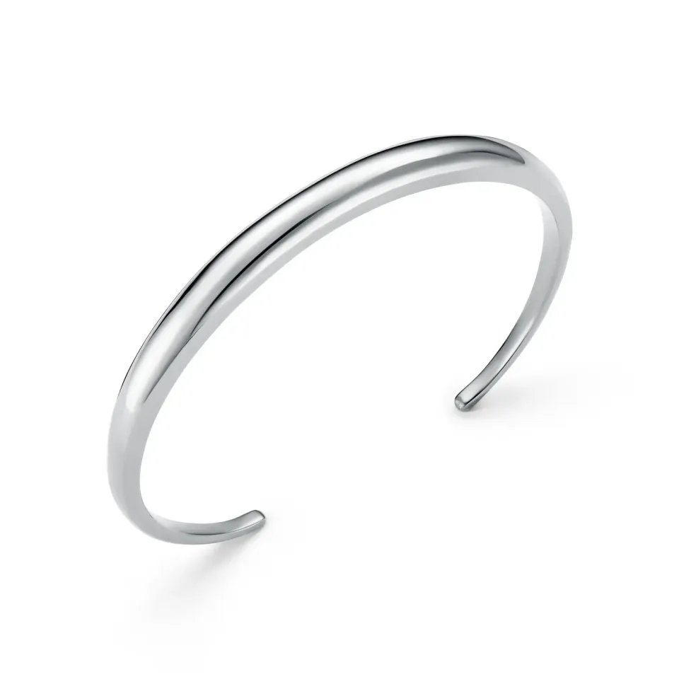 Orelia LUXE Domed Bangle armbånd sølv