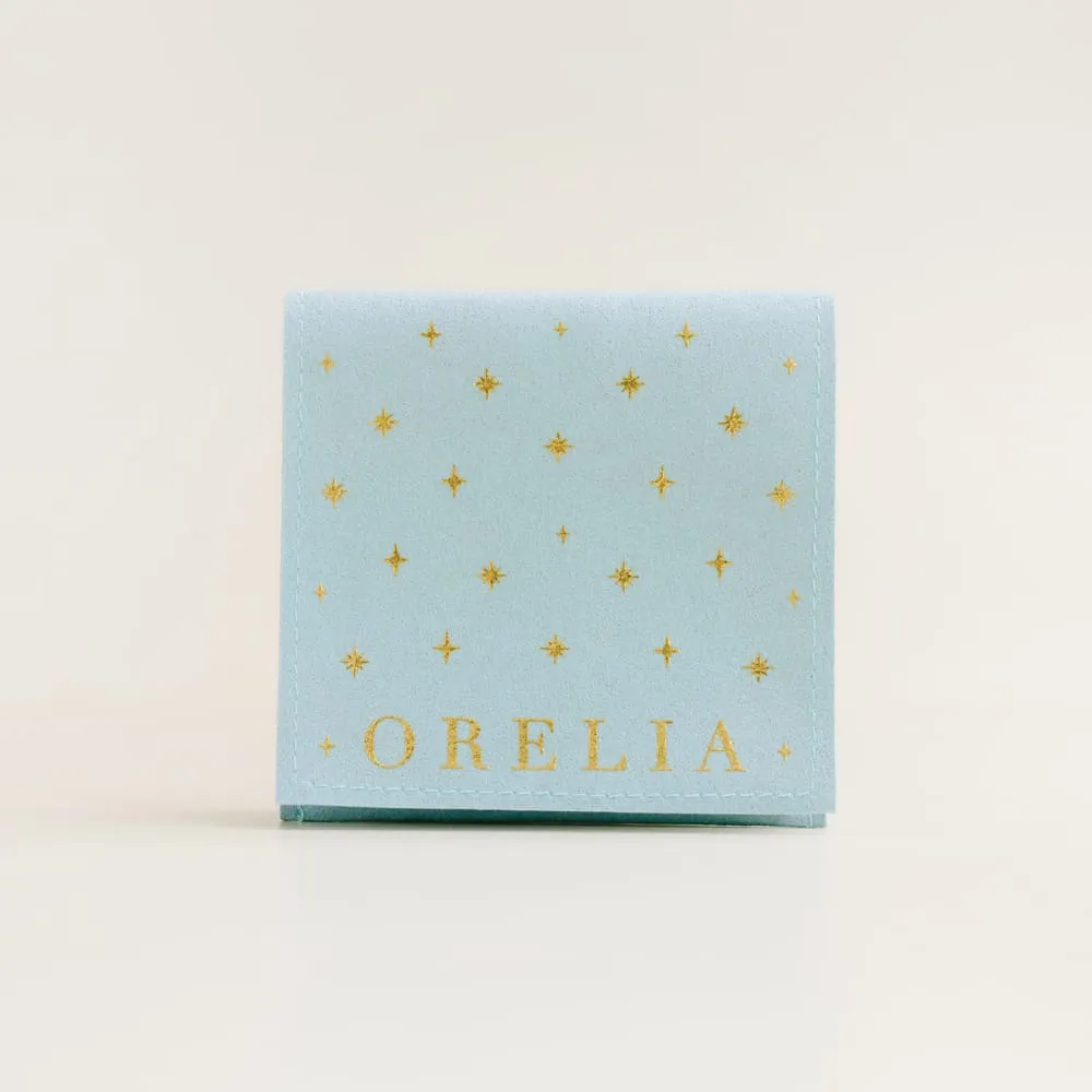 Orelia Starburst gaveæske baby blue med pouch
