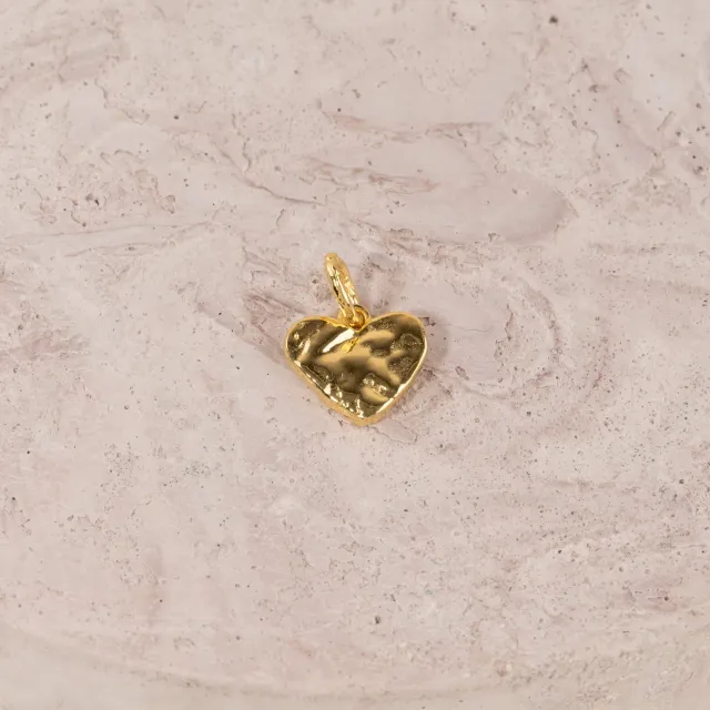 Sisi Copenhagen Amabel vedhæng forgyldt hjerte 12mm
