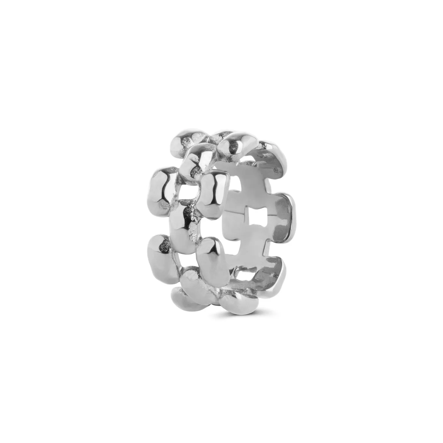 TIMI OF SWEDEN Elira ring stål chunky 17,5 mm