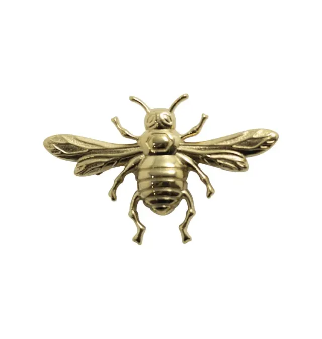 Wos Bi broche guld 54 mm stål