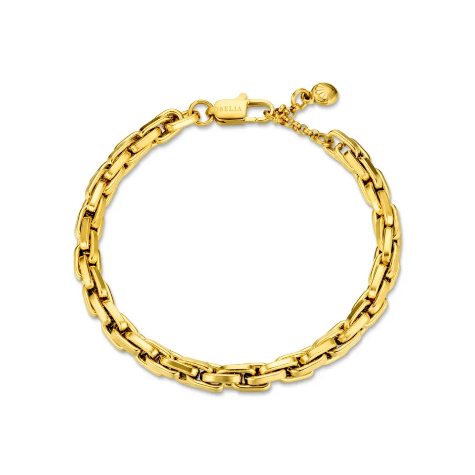 Orelia LUXE Interlocking Link Chain armbånd guld