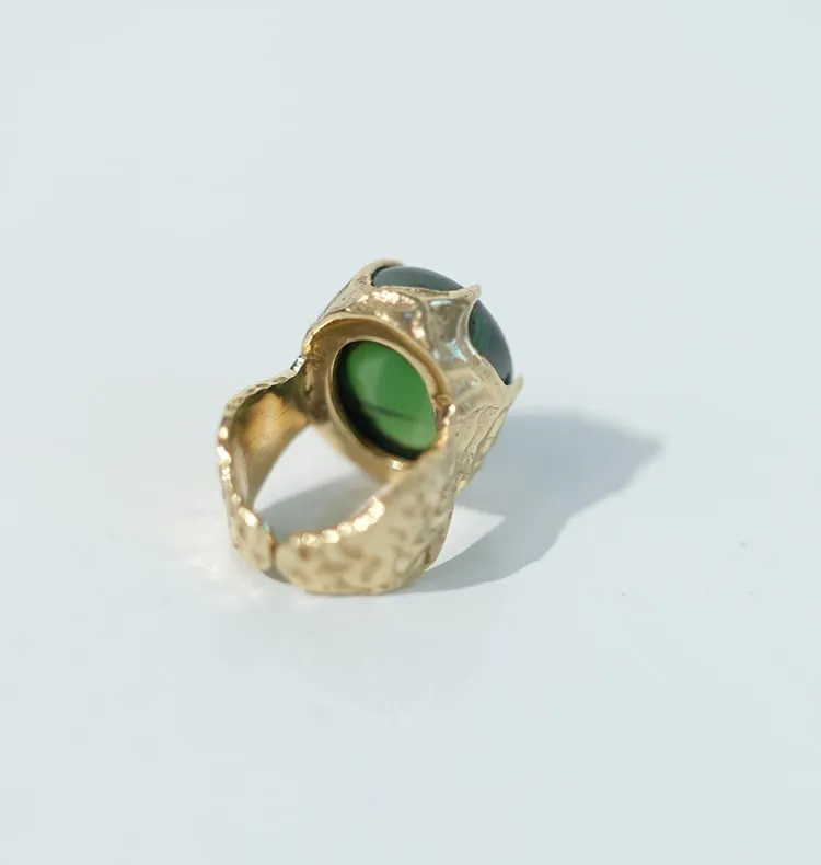 Wos Bedazzled Draco ring messing justerbar 17
