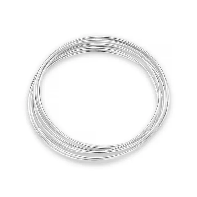 Orelia Fine Multi Interlocking armbånd sølv sæt