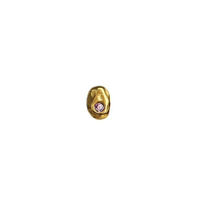Wos Pinky single ørering rosaforgyldt ministud