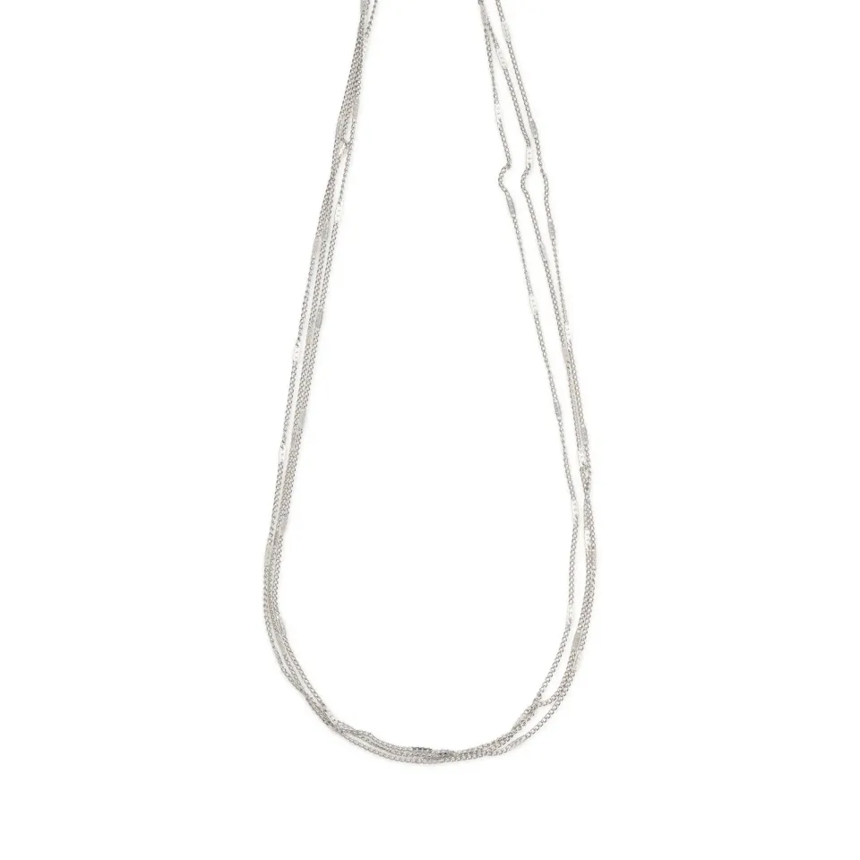 TIMI OF SWEDEN Mika Multi Chain halskæde guld 40 cm stål