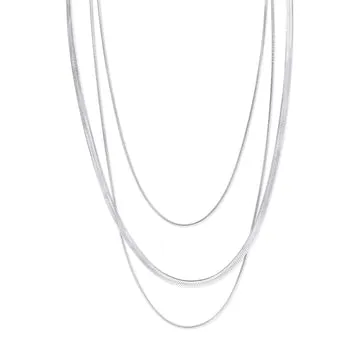 TIMI OF SWEDEN Matilde Triple Chain halskæde 40+5 cm