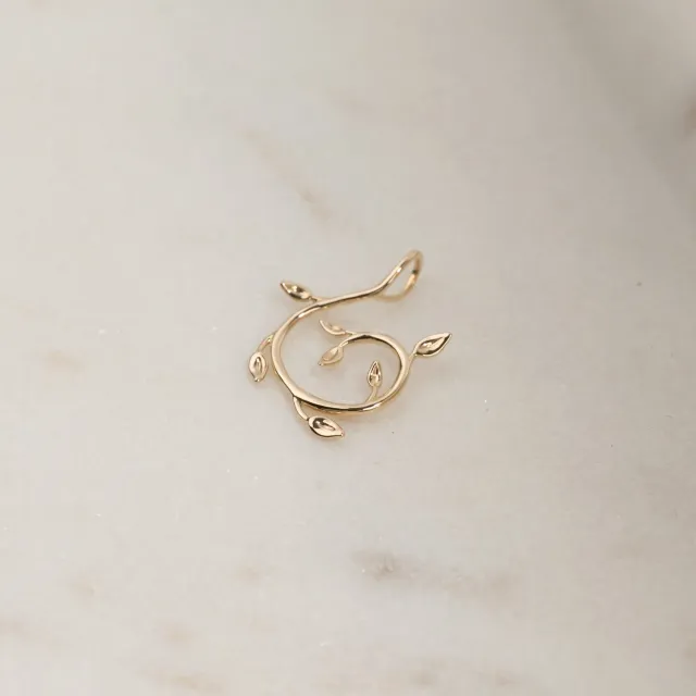 Sisi Copenhagen Eden Swirl vedhæng 9 kt guld 23 mm