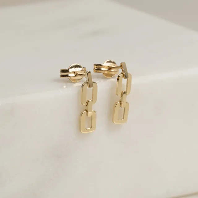 Sisi Copenhagen Zoe Solid Gold øreringe 9 kt guld par