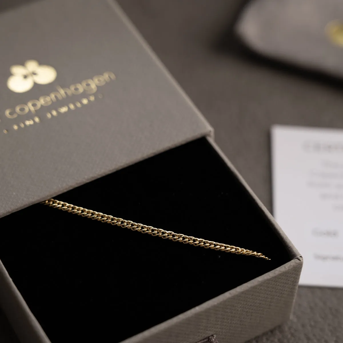 Sisi Copenhagen Mynte armbånd 9 karat guld 16-19 cm