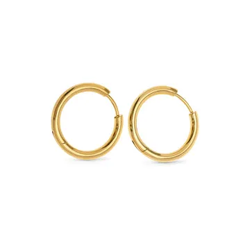 TIMI OF SWEDEN Hollie hoop øreringe 21 mm rustfrit stål