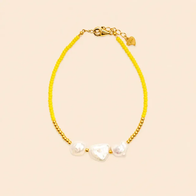 Lulo Jewelry Pearl Bracelet armbånd forgyldt perler