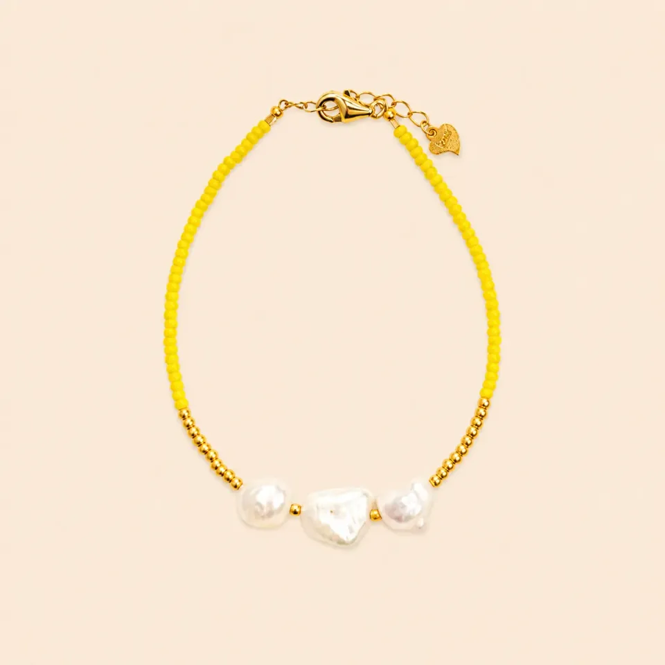 Lulo Jewelry Pearl Bracelet armbånd forgyldt perler