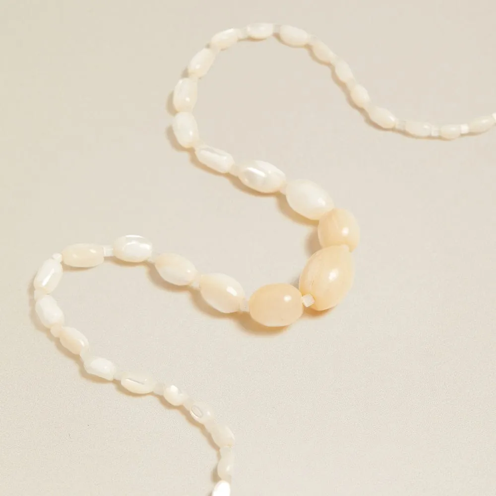Orelia Vintage Mother Of Pearl halskæde perlemor