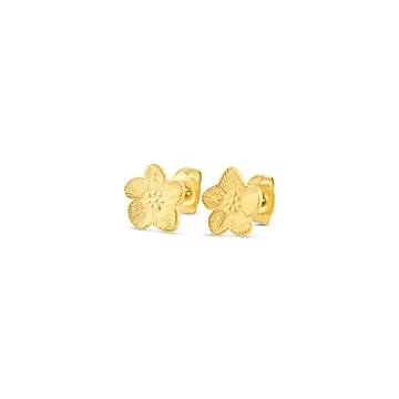 TIMI OF SWEDEN Sadia flower studs par vandtætte 8,5 mm