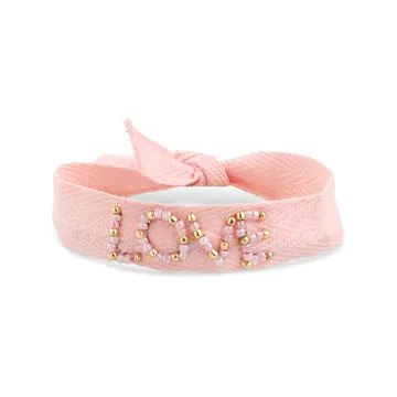TIMI OF SWEDEN Elodie ribbon armbånd justerbart stof