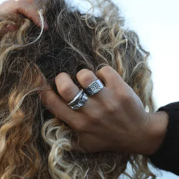 TIMI OF SWEDEN Alessia bubble ring forgyldt waterproof
