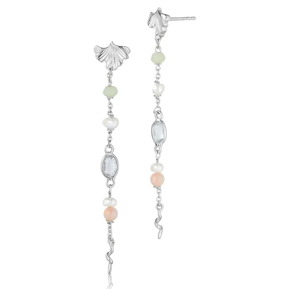 Bykjaergaard Divine øreringe i sølv med blad