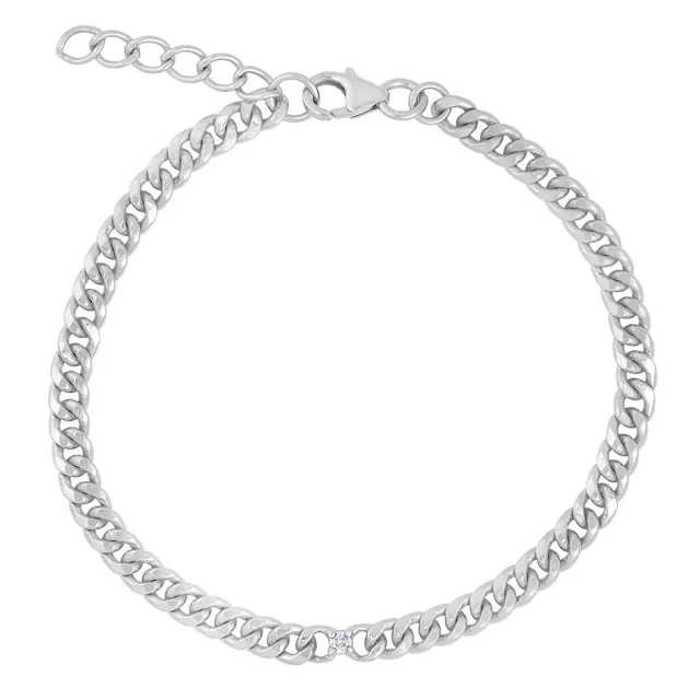 Bykjaergaard Infinity armbånd sølv brillant 0.04 ct