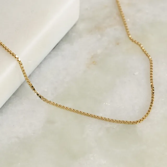 Sisi Copenhagen Venezia halskæde 14 kt guld 40 cm 1,0 mm