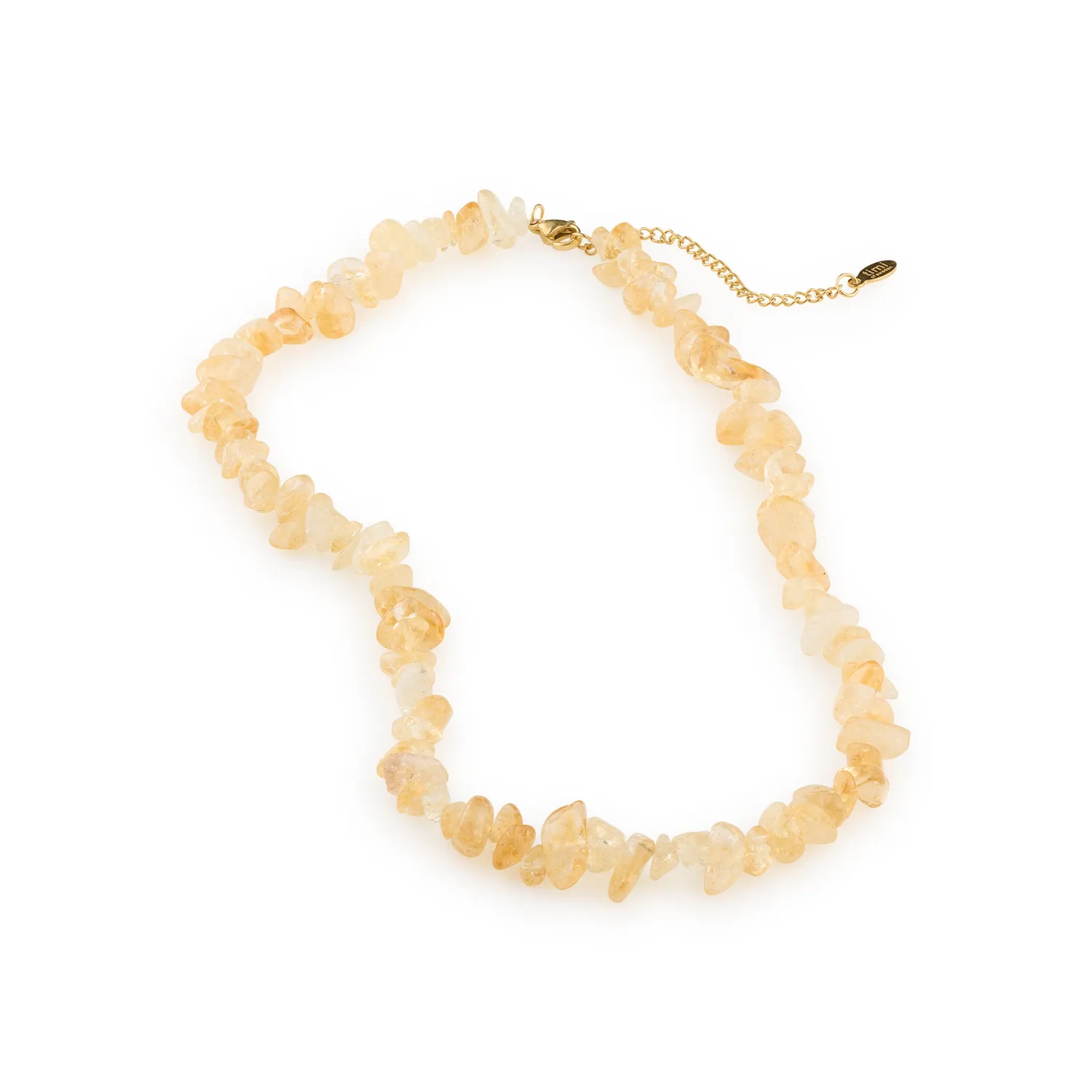 TIMI OF SWEDEN Henny chipstone halskæde grøn jade