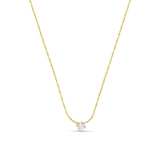 Orelia Fine Crystal Collar halskæde forgyldt