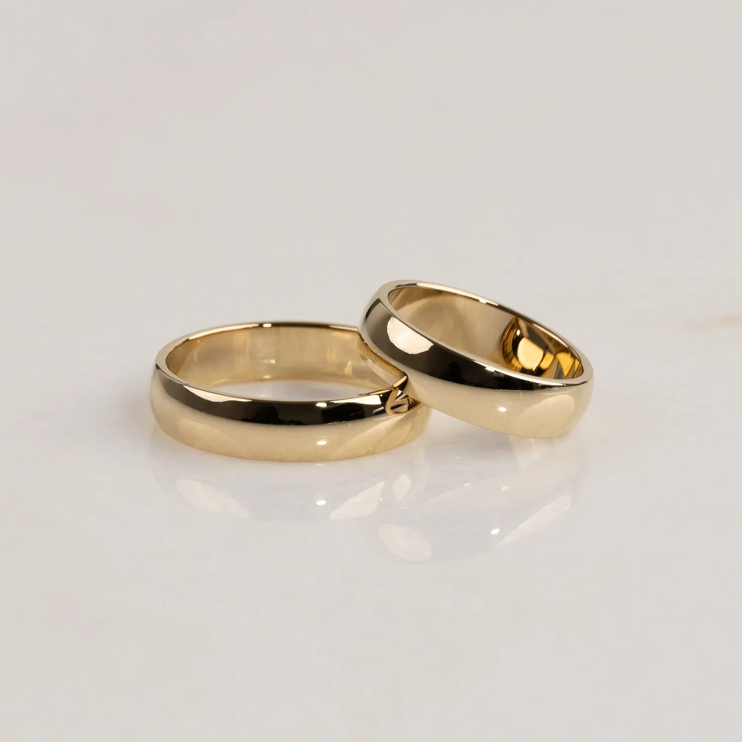Sisi Copenhagen Classic D-Profil vielsesring 5 mm 14 kt guld