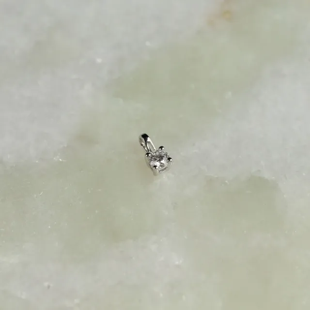 Sisi Copenhagen Prong Solitaire lab-diamond vedhæng guld