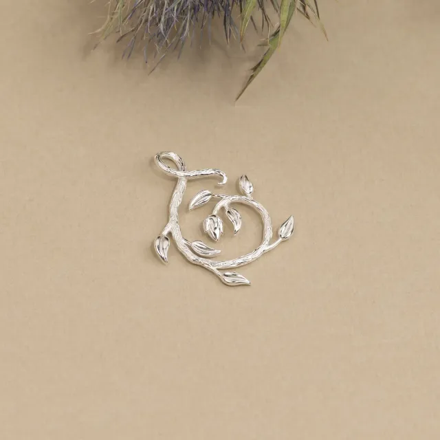 Sisi Copenhagen Eden Swirl vedhæng sterlingsølv 30 mm