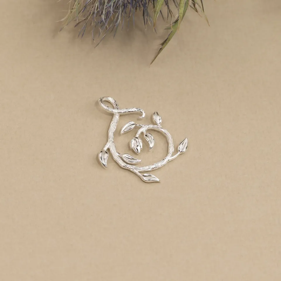 Sisi Copenhagen Eden Swirl vedhæng sterlingsølv 30 mm