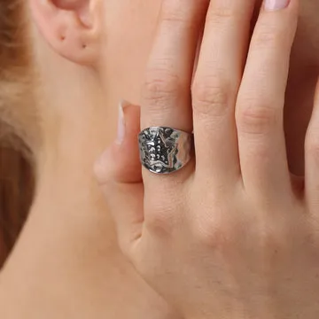 Timi of Sweden Yrsa ring stjerne stål 17 mm