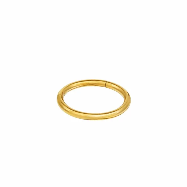 Orelia Conch Clicker Hoop øreringe guld 10 mm