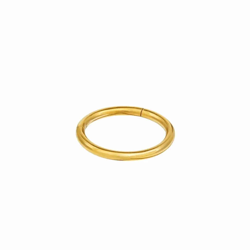 Orelia Conch Clicker Hoop øreringe guld 10 mm