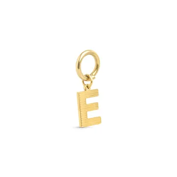 TIMI OF SWEDEN Sanya Initial charm forgyldt 9 mm