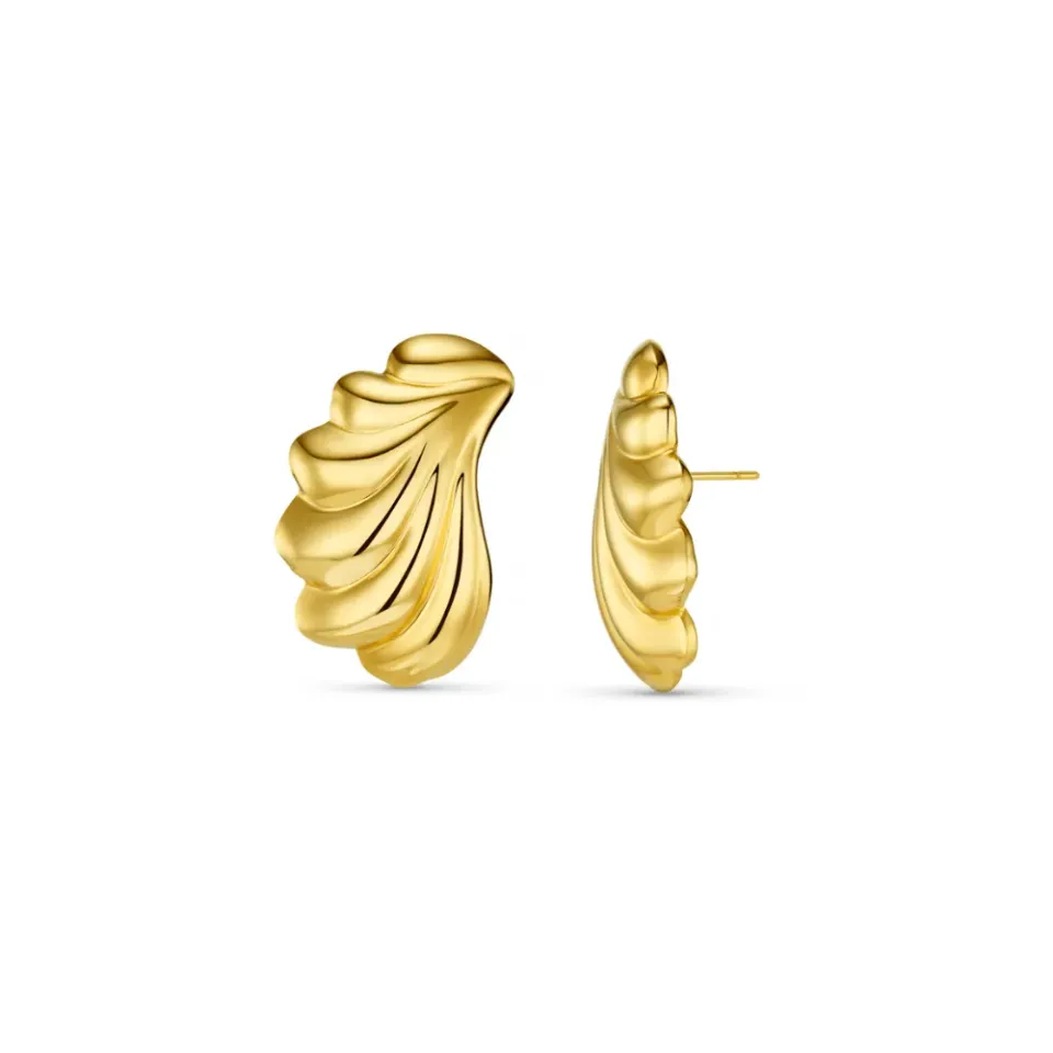 Orelia Luxe Statement Shell øreringe guld vandtætte