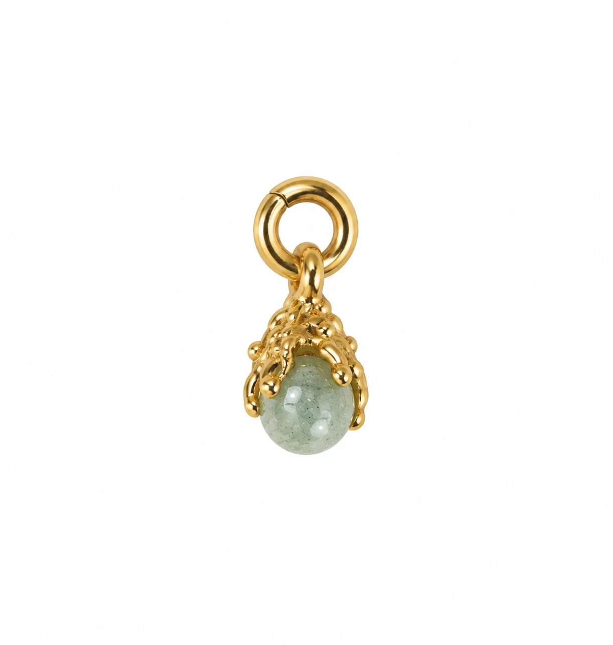 WOS x Bedazzled månedssten charm messing
