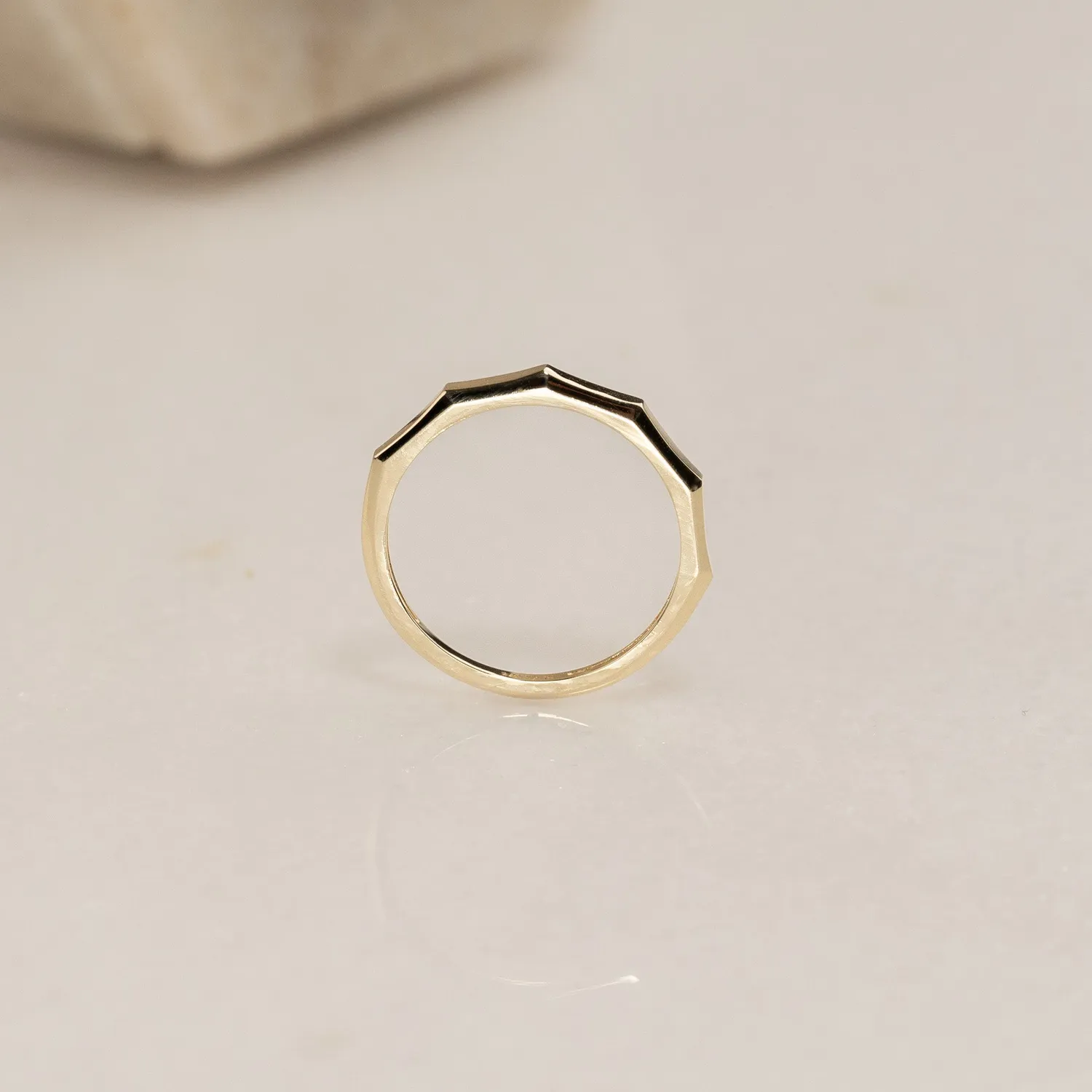 Sisi Copenhagen Diana massiv ring 9 kt guld