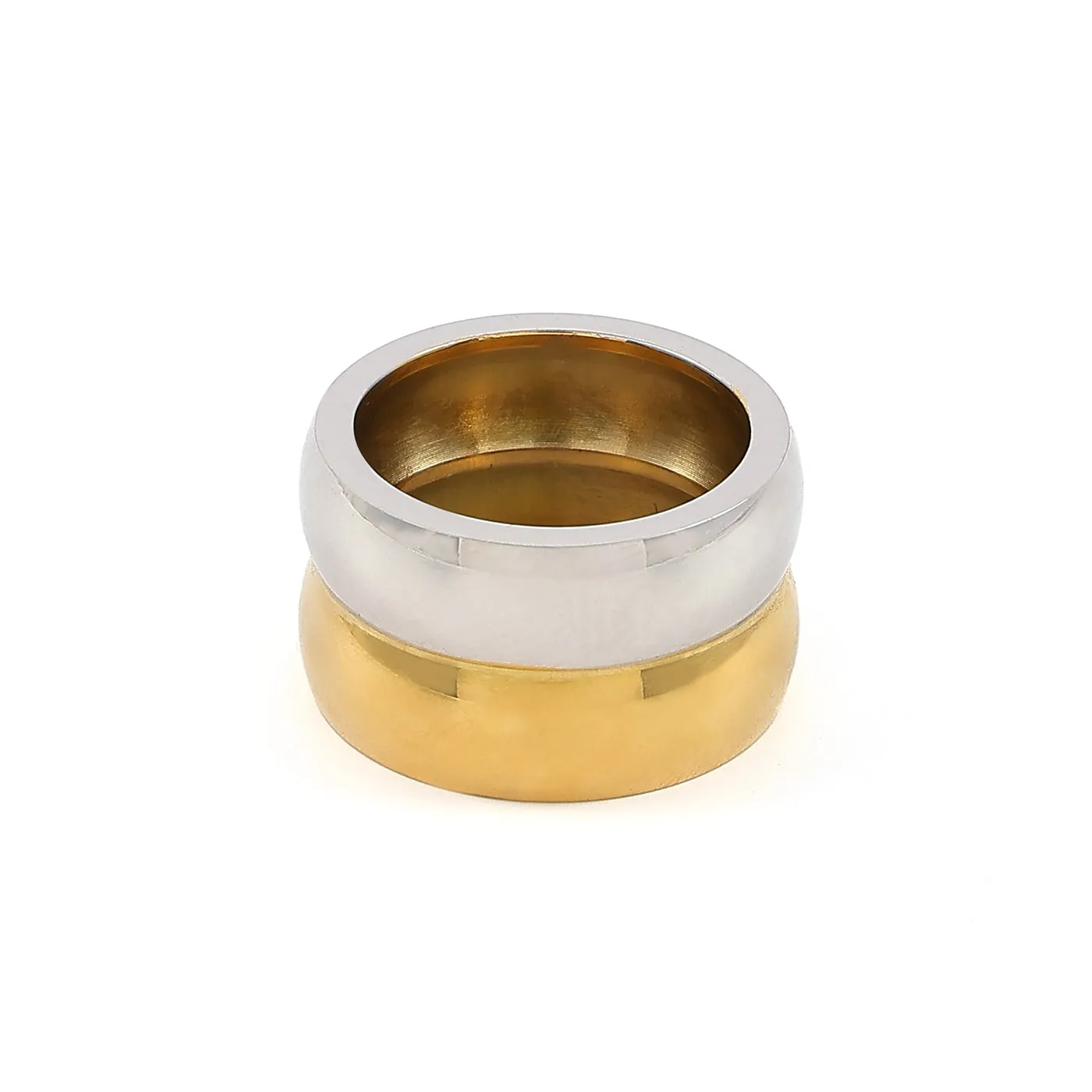 TIMI OF SWEDEN Nellie ring sølv dobbelt dome 13 mm