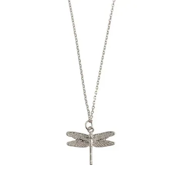 TIMI OF SWEDEN Dragonfly halskæde 42 cm guldsmed