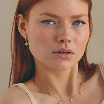 TIMI OF SWEDEN Beatrice bi hoop øreringe guld 10 mm